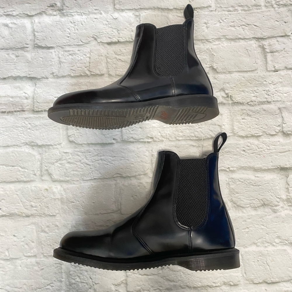 Dr. Martens Black Leather Chelsea Ankle Boots - Picture 2 of 11